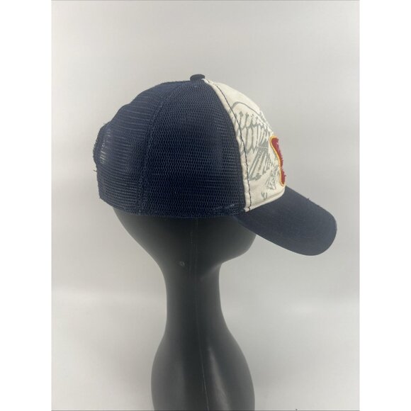 Miller High Life Beer Baseball Hat Cap OSFM Adjustable Strap Back Blue Cotton - Picture 5 of 9